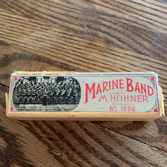 M. Hohner Marine Band Harmonica vintage. Used